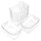 12 Pack Clear Plastic Storage Bins, Pantry Organizers and Storage, Clear Pantry Organizer Bins, Plastic Containers with Handle for Kitchen,Freezer,Cabinet,Closet,Bathroom Under Sink Storage - size: Medium