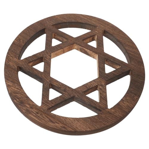 LIFKOME Wooden Altar Tile Carving Ritual Ornament Unique Altar Decor for Ceremonies Versatile for Home Decoration for Any Occasion