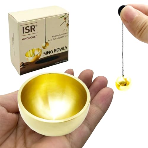 Mini Singing Bowls Set,Portable Sound Bowl Brass Handcrafted For Yoga,Meditation And Mindfulness,Chakra Healing Relaxation Gifts For Men,Women - color: singsing bowl-A