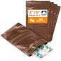 3"x 5" UV Protective Amber Zip Bags, Pack of 5 - Resealable Light-Blocking Plastic Bags for Packaging Light-Sensitive Products, Heavy Duty 3 mil Thick, Moisture Resistant Storage - size: 3"W x 5"L, style: Pack of 5