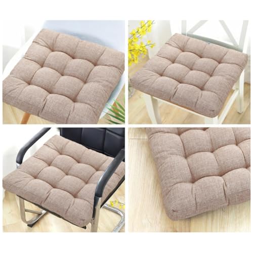 Floor Pillow Cushions Set of 2, Square Large Pillows Seating for Adults, 18 Inch Memory Foam Meditation Cushion for Yoga, Living Room