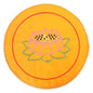 Amosfun Floor Pillow Yellow Floral Seat Cushion Thickened Buckwheat Bolster and Zen Practice Worship Mat