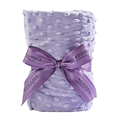 Sonoma Lavender Spa Heat Wrap for Neck, Shoulders and Lower Back, Microwaveable Lavender Aromatherapy Heating Pad, Removable and Washable Covers, Stress and Pain Relief (9" x 26", Lilac Dot) - color: Lilac Dot