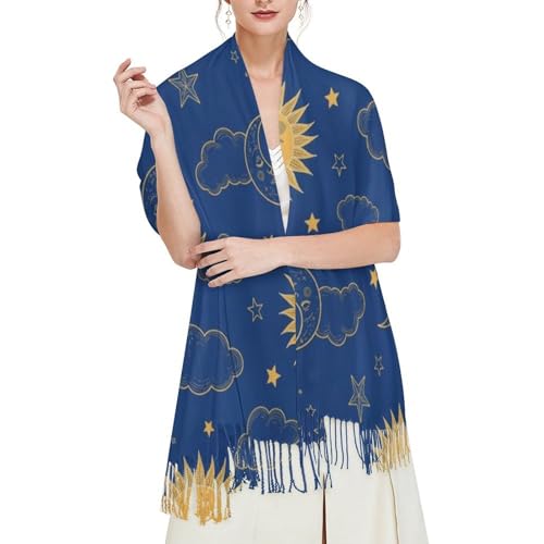 Ladies Warm Autumn Scarf Pashmina Wraps Shawl Winter Cozy - color: Picture (366)