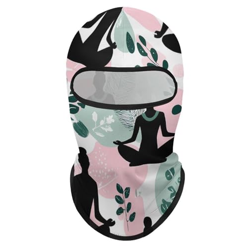Meditation Yoga Nature Balaclava Face Mask Ski Windproof Hood Outdoor Sports Cycling Long Neck Cover