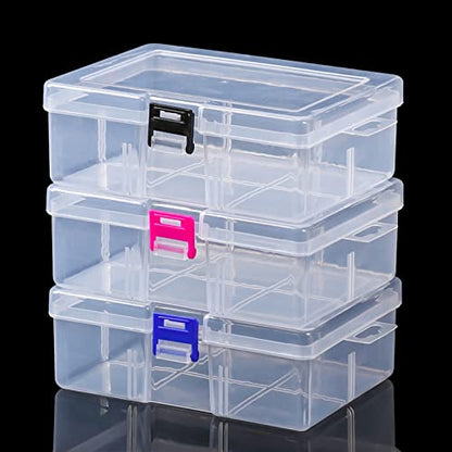 Storage Containers 1pc Transparent Component Screw Storage Box Jewelry Display Practical Tool Box Container Tool Box Screw Sewing Box Boxes