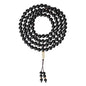 Natural Black Sandalwood 108 Mala Bracelet for Men Buddha Beads Necklace Ebony Prayer Beads Bracelet - style: 8mm Beads with Jade - 34 inches