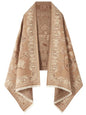 Women's Reversible Pashmina Shawl Wrap for Women Big Scarf Holiday Gifts - color: 06-brown