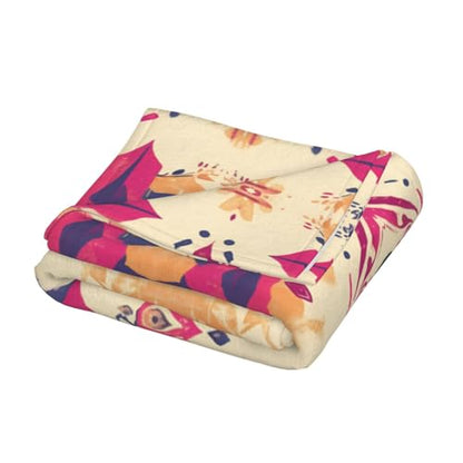 Yoga Meditation Prints Blankets Throws - Lightweight Warm Comfortable Soft Durable Home Practical Rest Outdoor