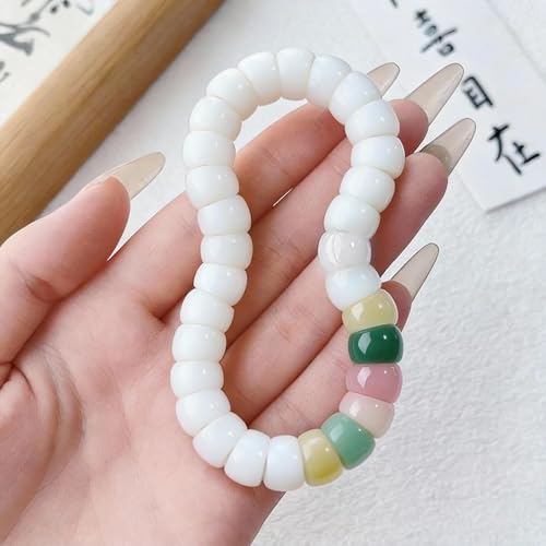 72ore Bodhi Bracelet Fidget Bracelet for Women Natural Bodhi Seed Bracelets Stretch Protection Healing Jewelry Anxiety Relief Items - color: A9:bodhi bracelet