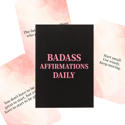 Lortarl Affirmation Cards - 53 Positive Affirmation Cards for Women, Motivational Card for Best Friend, Self Care Gifts for Women