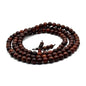 Zen Dear Unisex Natural Rosewood Prayer Beads Buddha Buddhist Prayer Meditation Mala Necklace Bracelet - style: 8mm 108 beads