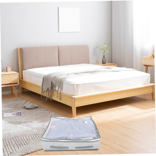 ABOOFAN Multi-Purpose Storage Bag with Handles Non-Woven Fabric Dustproof Organizer for Clothes and Blankets for Home and Travel Large Capacity