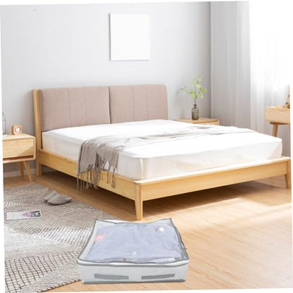 ABOOFAN Multi-Purpose Storage Bag with Handles Non-Woven Fabric Dustproof Organizer for Clothes and Blankets for Home and Travel Large Capacity