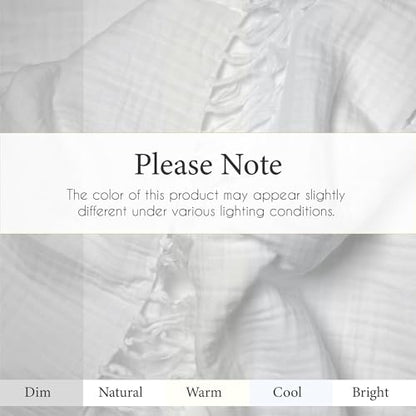 Salt Earth 100% Cotton Muslin Throw Blanket, Gauze Blanket 50"X60" Throw with Tassel 4 Layered for Couch, Bed, Living Room, Lightweight & All Season Blankets & Throws, Nature & Skin Friendly(White) - color: White, size: 50"X60" Throw
