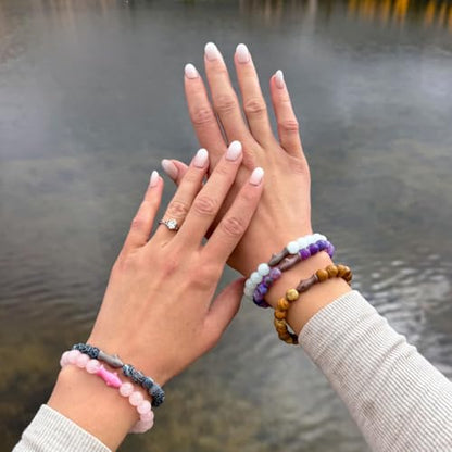 Fahlo Shark Tracking Bracelet – Track a Real Shark's Journey – Supports Wildlife Conservation – Elastic – on Interactive Mobile App Map – Unisex Ocean Conservation Gift - color: Seafoam