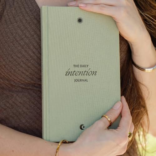 Mantra® Brand - The Daily Intention Journal® - Eco-Friendly and Plastic-Free - Inspirational Gratitude Motivation Reflection Manifestation Mindfulness Daily Journal