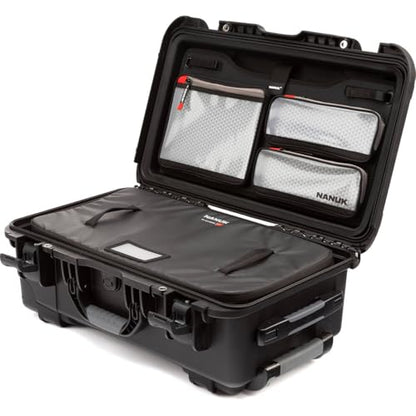 NANUK 935 Pro Photo with N-Cubik – Waterproof Travel Camera Hard Case with 13L N-Cubik Insert and Wheels, 22” x 14” x 9”, Dustproof and Impact-Resistant, Airline Carry-On Approved – Black - size: 935 with 1 Mobile Organizer