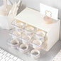 9-Drawer Desktop Organizer, Multifunctional Desk Storage Box for Jewelry, Makeup, Office, School, Home-Easy to