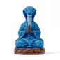 Meditation Snake Resin Statue - Zen Snake Figurine Statue for Snakes Lover Gifts Mediation Yoga Room Buddhism Namaste Room Decor Spiritual Sculpture for Office Home Shelf Desktop Decoration