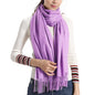 Pashmina Scarf and Shawl - Soft Women Pashminas Wrap for Wedding Evening Party dresses - color: O#. Lavender