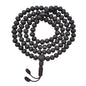 Bodhi Seed & Rudraksha Mala 108 Beads, Buddhist Prayer Japa Mala Necklace for Meditation, Yoga, Spiritual Healing, Handmade Unisex Prayer Beads, Bodh Gaya Inspired Collection