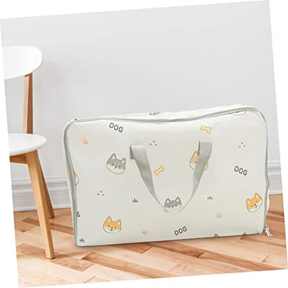 2pcs Large Capacity Oxford Fabric Storage Bags Portable Pouches for Clothes and Blankets Medium Extra Large Home and Travel Organization