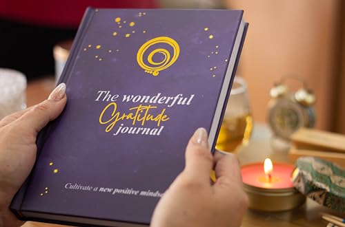The Wonderful 5 minute Gratitude Journal for men and women. Hardcover Guided Reflection Journal with Inspirational Quotes, Self Care & Mindfulness Gift Notebook - Undated, to start it at any time of the year.