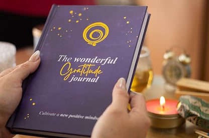 The Wonderful 5 minute Gratitude Journal for men and women. Hardcover Guided Reflection Journal with Inspirational Quotes, Self Care & Mindfulness Gift Notebook - Undated, to start it at any time of the year.
