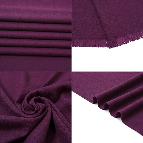 Pashmina shawls and wraps for Evening Dresses Scarf for Women Winter Shawl Wraps for Women Weedings - color: Purple-2