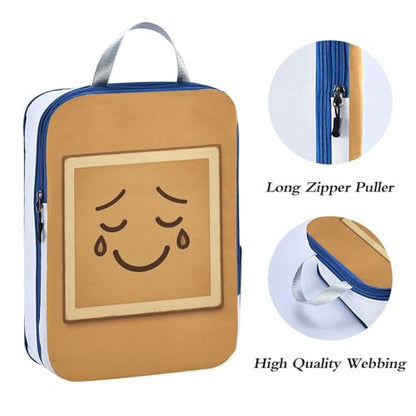 3 Set Packing Travel Bags Polyester Plastic Bags for Clothes, Nostalgic Photo Look (1) (3 Set) - color: Nostalgic Photo Look (1)