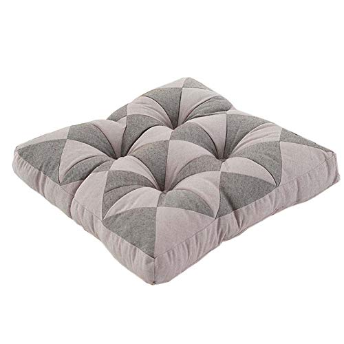FANCY PUMPKIN Comfortable Cotton Square Chair Cushion Thicken Seat Cushion Floor Pillow, F - color: Multicolor-01