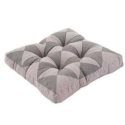 FANCY PUMPKIN Comfortable Cotton Square Chair Cushion Thicken Seat Cushion Floor Pillow, F - color: Multicolor-01