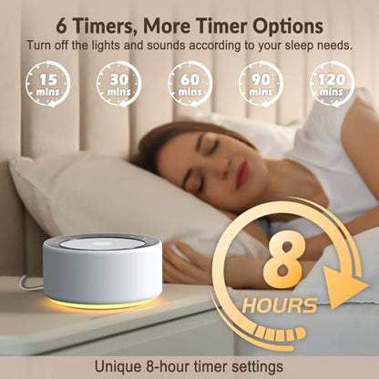 Kipcush Sleep Sound Machine& Tibetan Singing Bowl Machine Bundle for Sleep, Relax, Work, Night Feeding, Yoga, Meditation, Mindfulness, Healing, Chakra Healing and Stress Relief