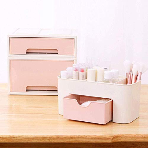 Storage Box - Desktop Cosmetics Storage Box with Small Drawer Jewelry Box Storage Box (Color : C)