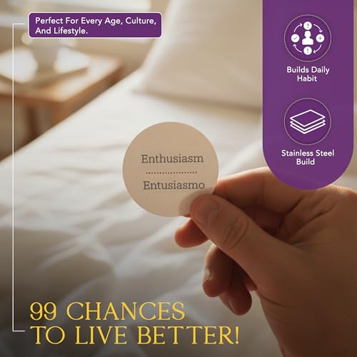 SANA Numerana Bag of Virtues Daily Mindfulness Cards for Morning Routines & Families - 99 Sacred Affirmations for Spiritual Alignment and Intention Setting