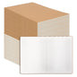 48 Pack Blank Kraft Notebooks, 8.3x5.5 Inches A5 Small Journals Bulk Blank Notebooks 80 Gsm Unlined with 60 Pages A5 Subject Notebooks Traveler Journal Set for Adult Students Back to School Supplies - color: Blank inner pages-48 PCS
