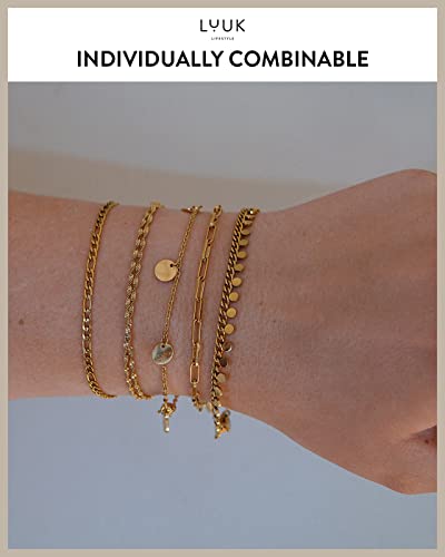 Filigree Stainless Steel Necklaces, Bracelets and Jewelry Sets, Modern Design Jewels, Fashion Accessory for Women, Adjustable Length, Layer Look, Gold, Silver and Rosegold - color: Roségold