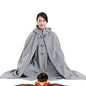 Meditation Buddhist Hooded Cloak Coat,Meditation Cloak Cape for Men and Women,Thickened Meditation Cloak,Meditation - color: Coffee, size: XX-Large