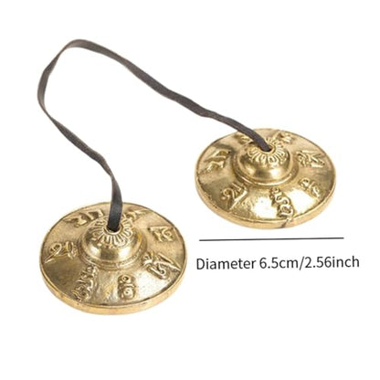 Tibetan Tingsha Chime Bells 6.5cm for Mindfulness Practice, B