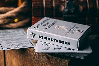 STOIC STORE UK Stoic Cards - Daily Stoic Journal Prompts - Daily Stoicism Reflections - Stoic Philosophers Quotes and Wisdom - Perfect for The Practicing Stoic