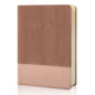 Lined Journal Notebook for Work College Ruled Notebook 5.79" x 8.27" A5 PU Leather Daily Journaling Notebook 216 Pages for Women Men Daily Writing Business School Travel Gift (Dark Pink) - color: 02-Dark Pink-1pack, style: A5 Lined 216pages