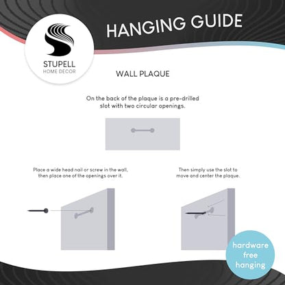 Relaxing Zen Den Sign Minimal Charming Typography - size: 10"L x 15"W