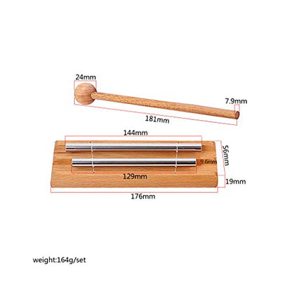 Alnicov Meditation Chimes，With Mallet ，Teacher Tools，For Prayer Yoga Eastern Energies Music Gift