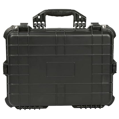 Strongway 20in. Plastic Waterproof Storage Case With Foam, Ammo Box, Fit Use of Drones,Camera,Equipments,Pistols, (Black) - color: Black