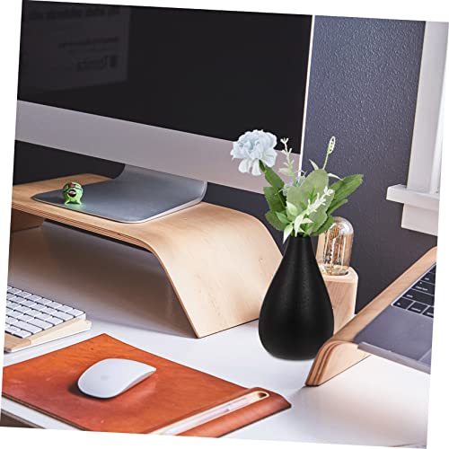 Garneck 2pcs Meditation Zen Ceramics Vase Minimalist Flower Vase for Home Decor Elegant Desktop Accent Water for Zen Rooms Tearooms