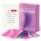 Badass Affirmation Cards for Women, 60 Unique Positive Daily Affirmation Cards Deck, Badass Affirmation Motivational Mindfulness Cards for Spiritual Self Care, Birthday Gifts for Women