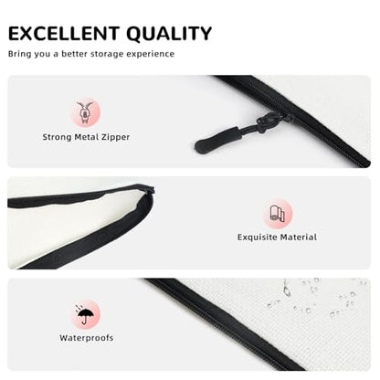 Yoga Meditation Versatile Travel Toiletry Bag - Fake Hemp Makeup Bag, Perfect for Daily Use & Business Trips