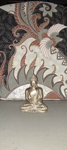 Bali Tranquility Buddha - Bronze Figurine for Calm & Clarity Perfect for Soothing and Calming Home Decor or Office Décor