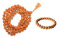 Natural Rudraksha Mala 108 Beads with Tassel & Matching Rudraksha Bracelet | Spiritual Prayer Meditation Japa Necklace for Yoga, Healing & Puja